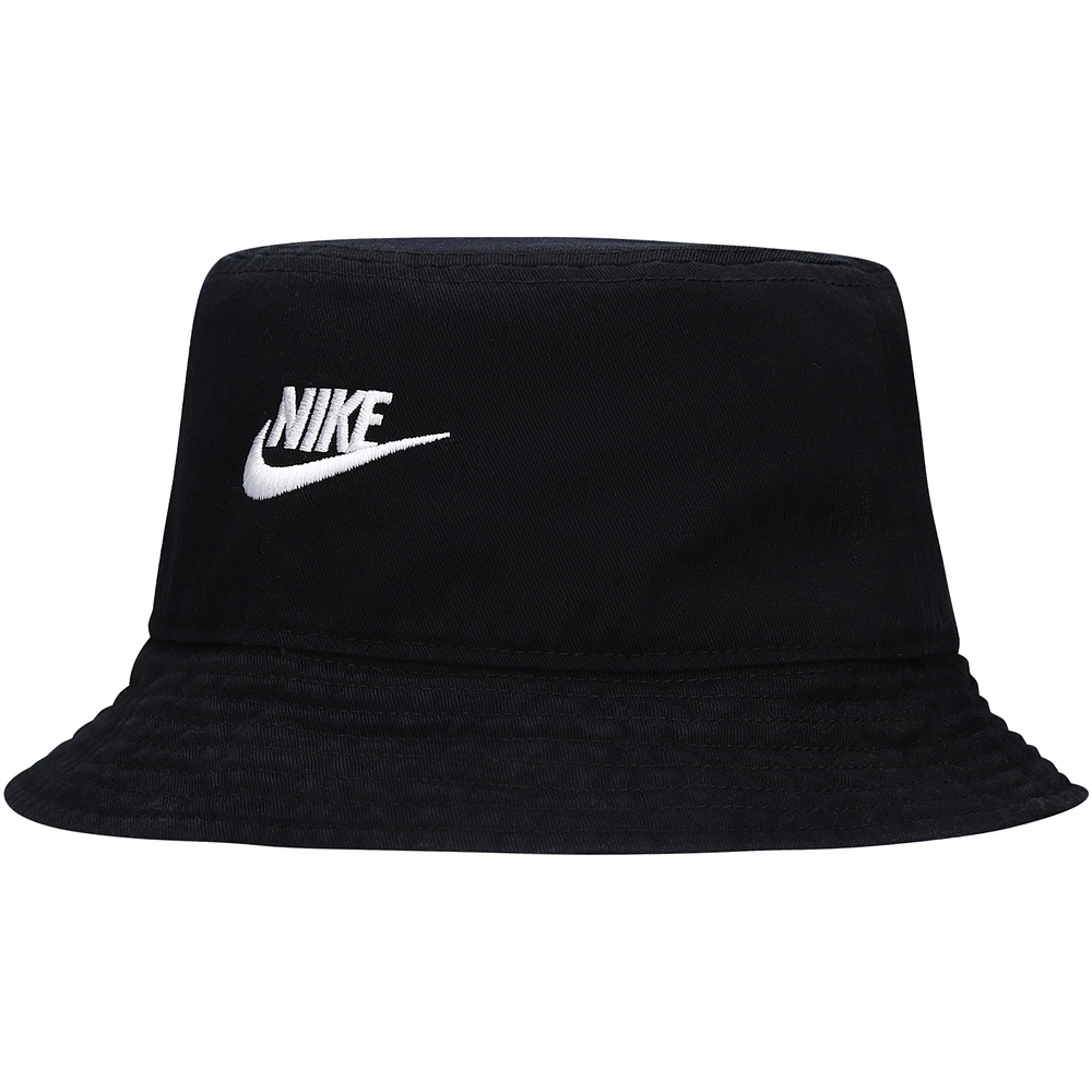 Chapeau bob unisexe Nike Apex Futura délavé noir