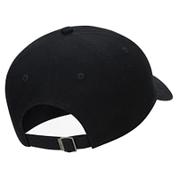 Casquette réglable unisexe Nike Club Futura Wash noir