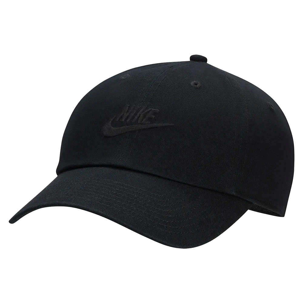 Casquette réglable unisexe Nike Club Futura Wash noir