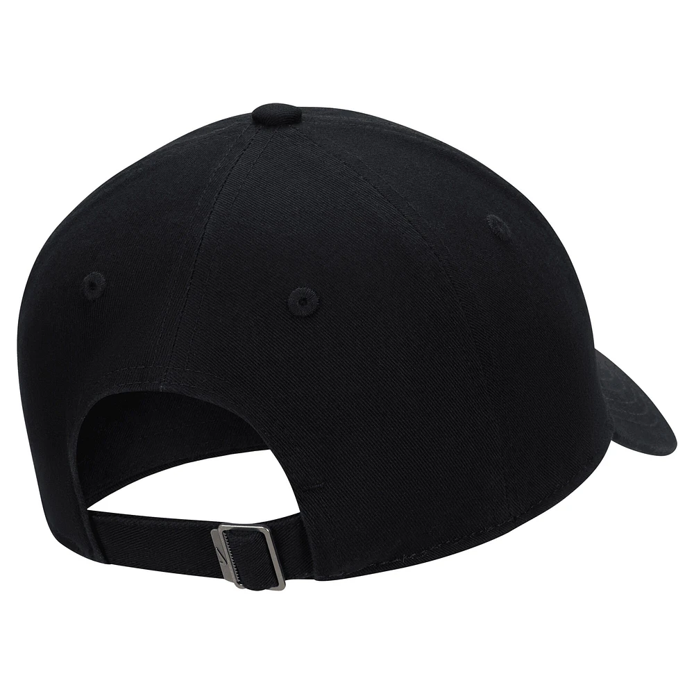 Casquette ajustable unisexe Nike Futura Wash Club noire