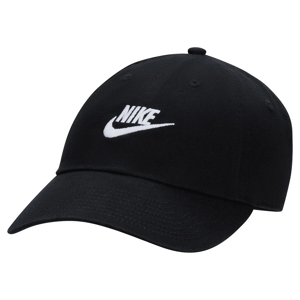 Casquette ajustable unisexe Nike Futura Wash Club noire