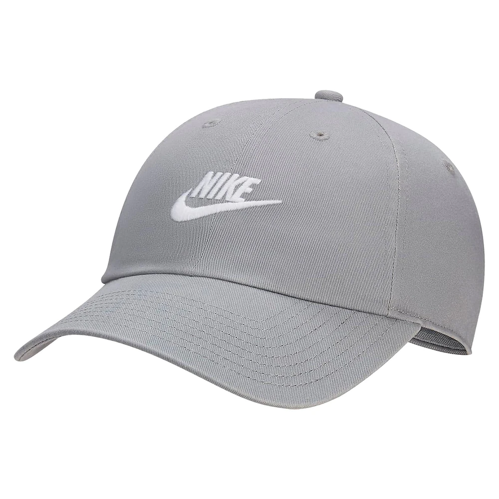 Casquette réglable unisexe Nike Club Futura Wash gris