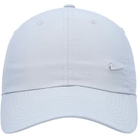 Unisex Nike Gray Metal Swoosh Club Performance Adjustable Hat