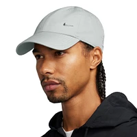 Unisex Nike Gray Metal Swoosh Club Performance Adjustable Hat