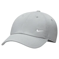 Casquette ajustable unisexe Nike Grey Swoosh Club Performance