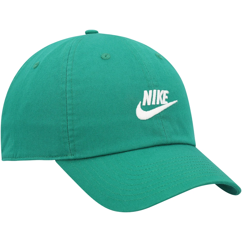 Unisex Nike Kelly Green Futura Wash Club Adjustable Hat