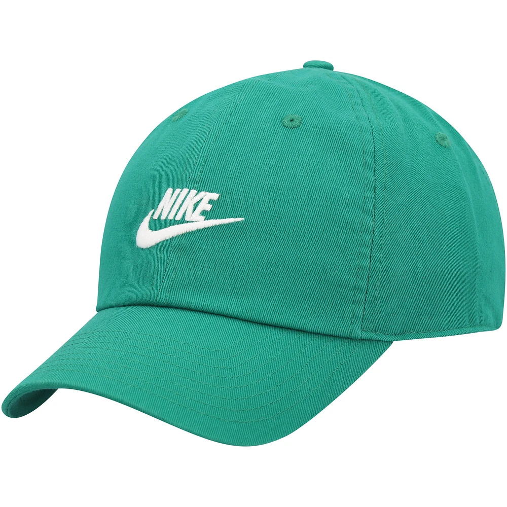 Casquette réglable unisexe Nike Kelly Green Futura Wash Club