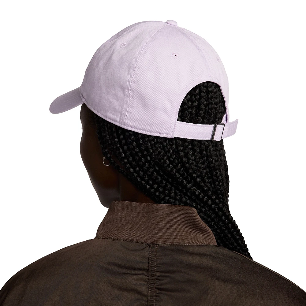 Unisex Nike Lavender Futura Wash Club Adjustable Hat