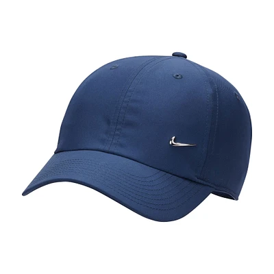 Casquette réglable unisexe Nike Navy Metal Swoosh Club Performance