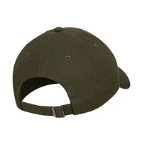 Unisex Nike Olive Futura Wash Club Adjustable Hat