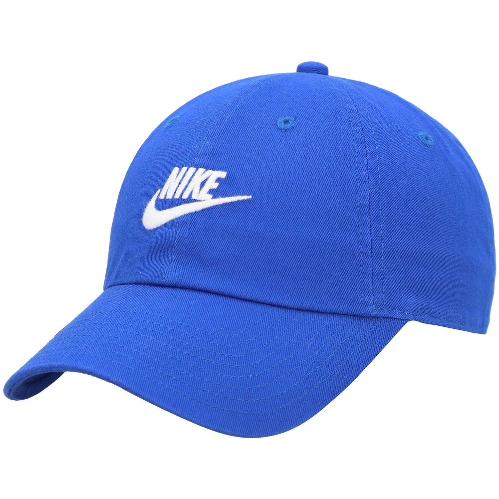 Unisex Nike Royal Futura Wash Club Adjustable Hat