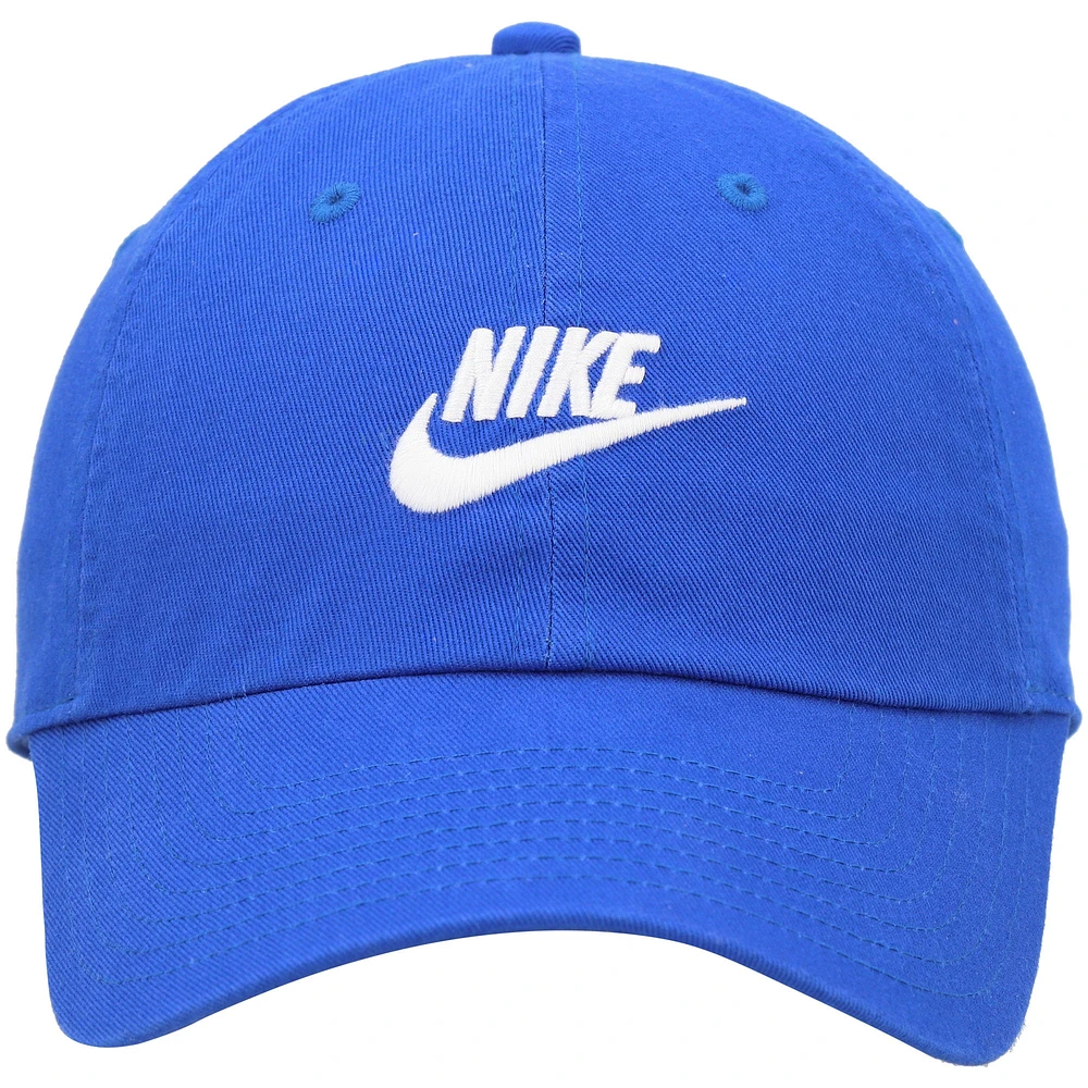 Unisex Nike Royal Futura Wash Club Adjustable Hat