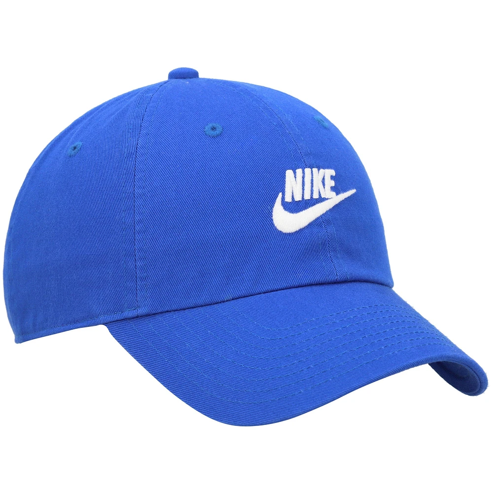 Unisex Nike Royal Futura Wash Club Adjustable Hat