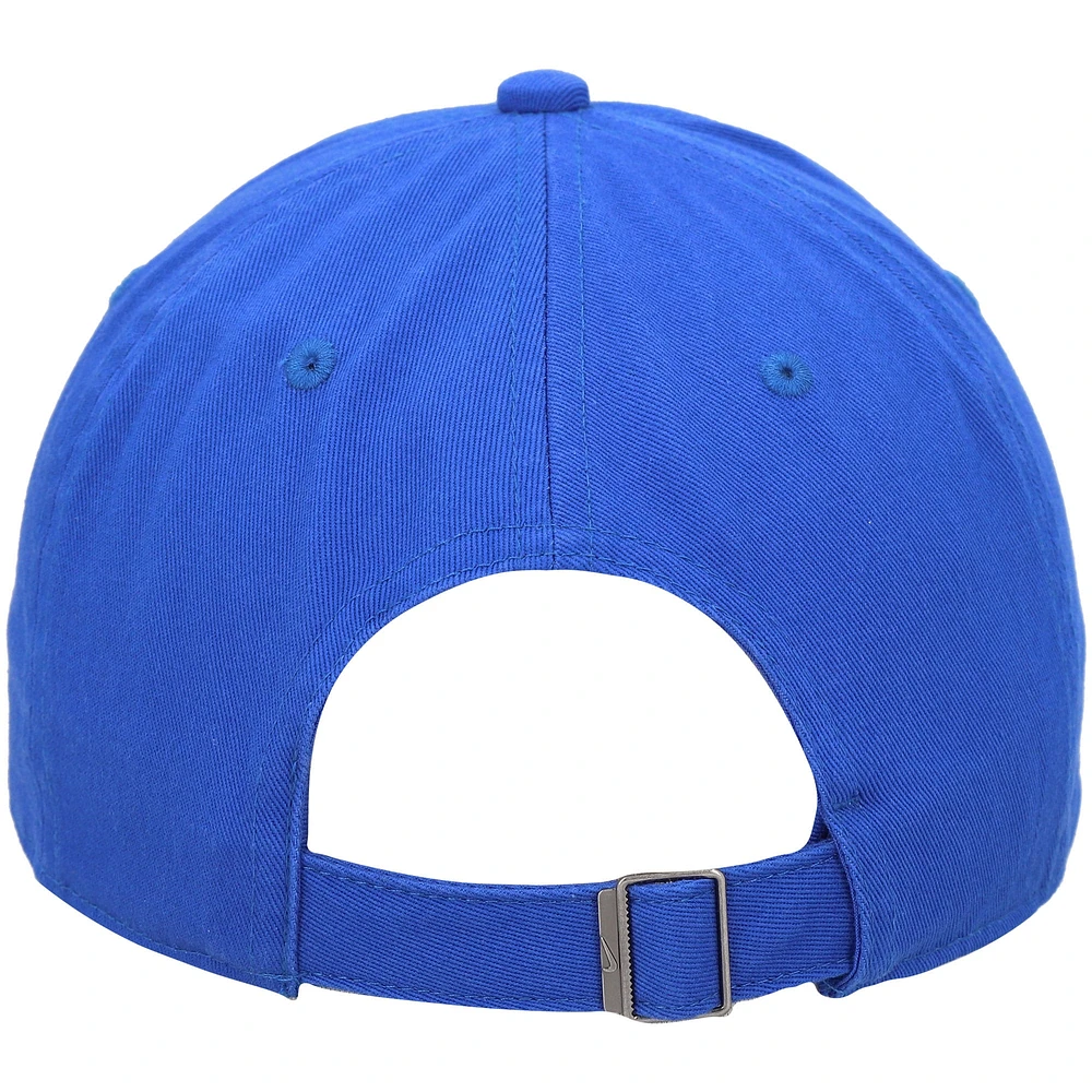 Unisex Nike Royal Futura Wash Club Adjustable Hat