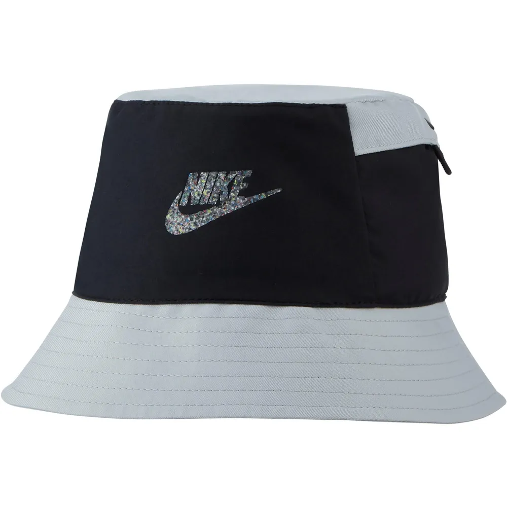 Nike Youth Nike Black/Gray Reversible Bucket Hat