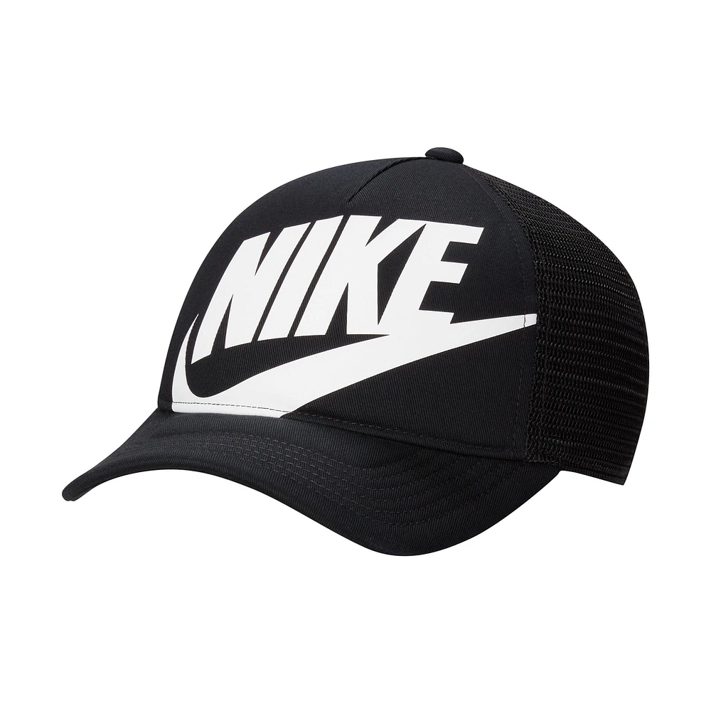 Casquette réglable Nike noire Trucker pour jeune