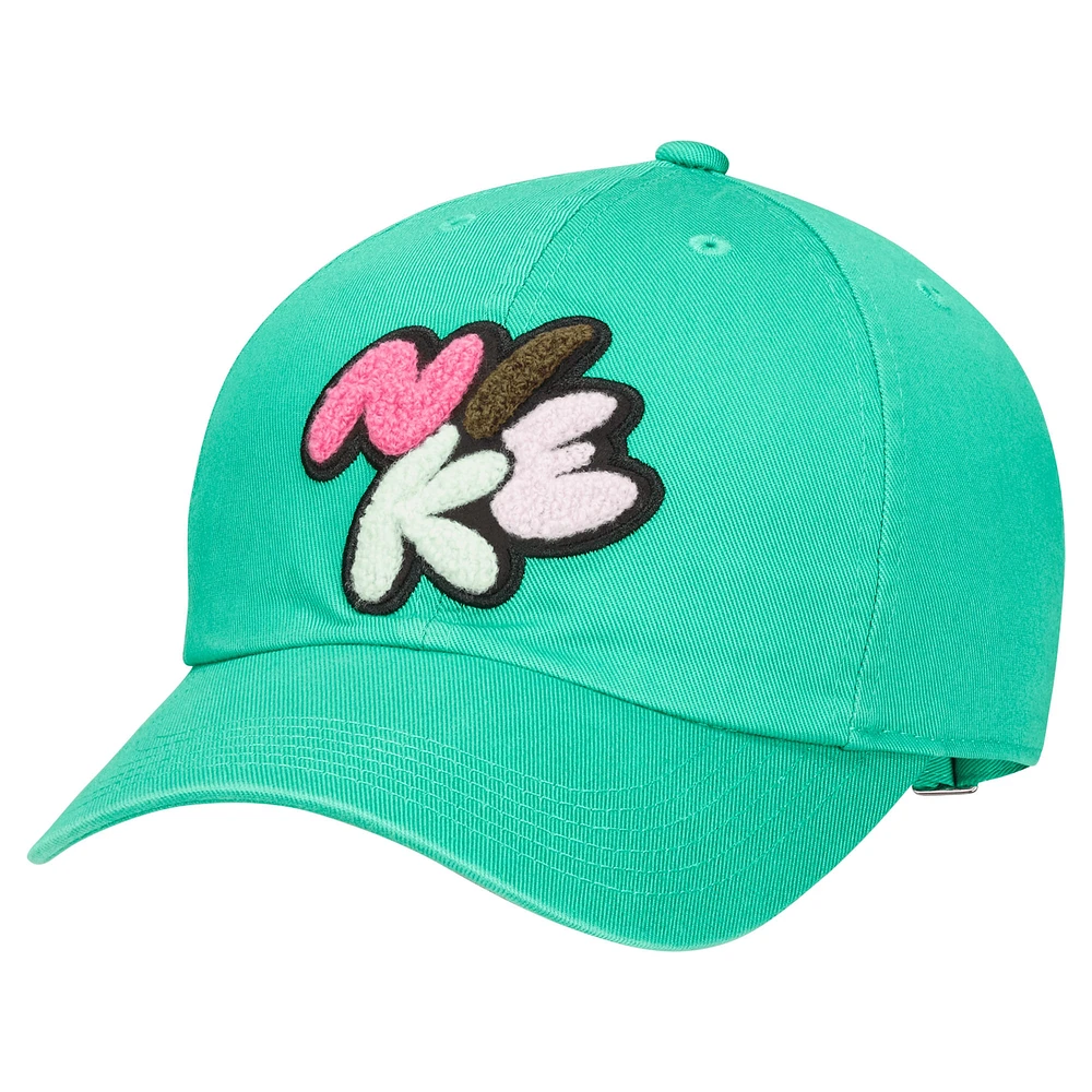 Casquette ajustable Nike Green Bubble Club pour jeunes