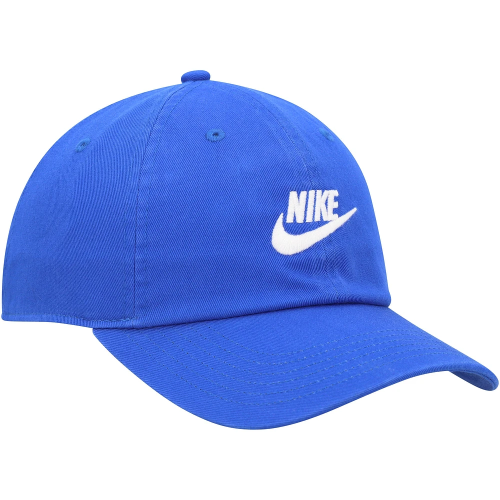 Youth Nike Royal Futura Wash Club Adjustable Hat