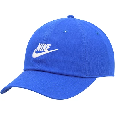 Casquette réglable Nike Royal Futura Wash Club pour jeune