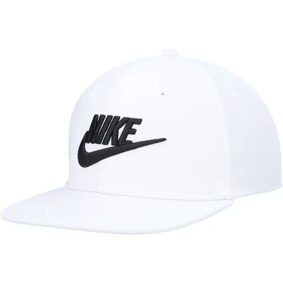 Nike Youth Pro Futura Performance Snapback Hat - White