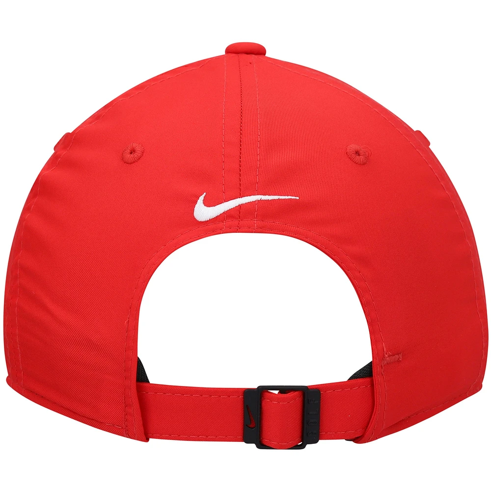 Men's Nike Golf Red Legacy91 Tech Logo Performance Adjustable Hat