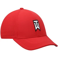 Casquette Nike Golf Tiger Woods Legacy91 Performance Flex pour homme, rouge