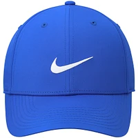 Casquette réglable Performance Nike Golf Royal Legacy91 Tech Logo pour homme