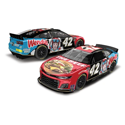 Action Racing Noah Gragson 2023 #42 Wendy's 1:24 Elite Die-Cast Chevrolet Camaro