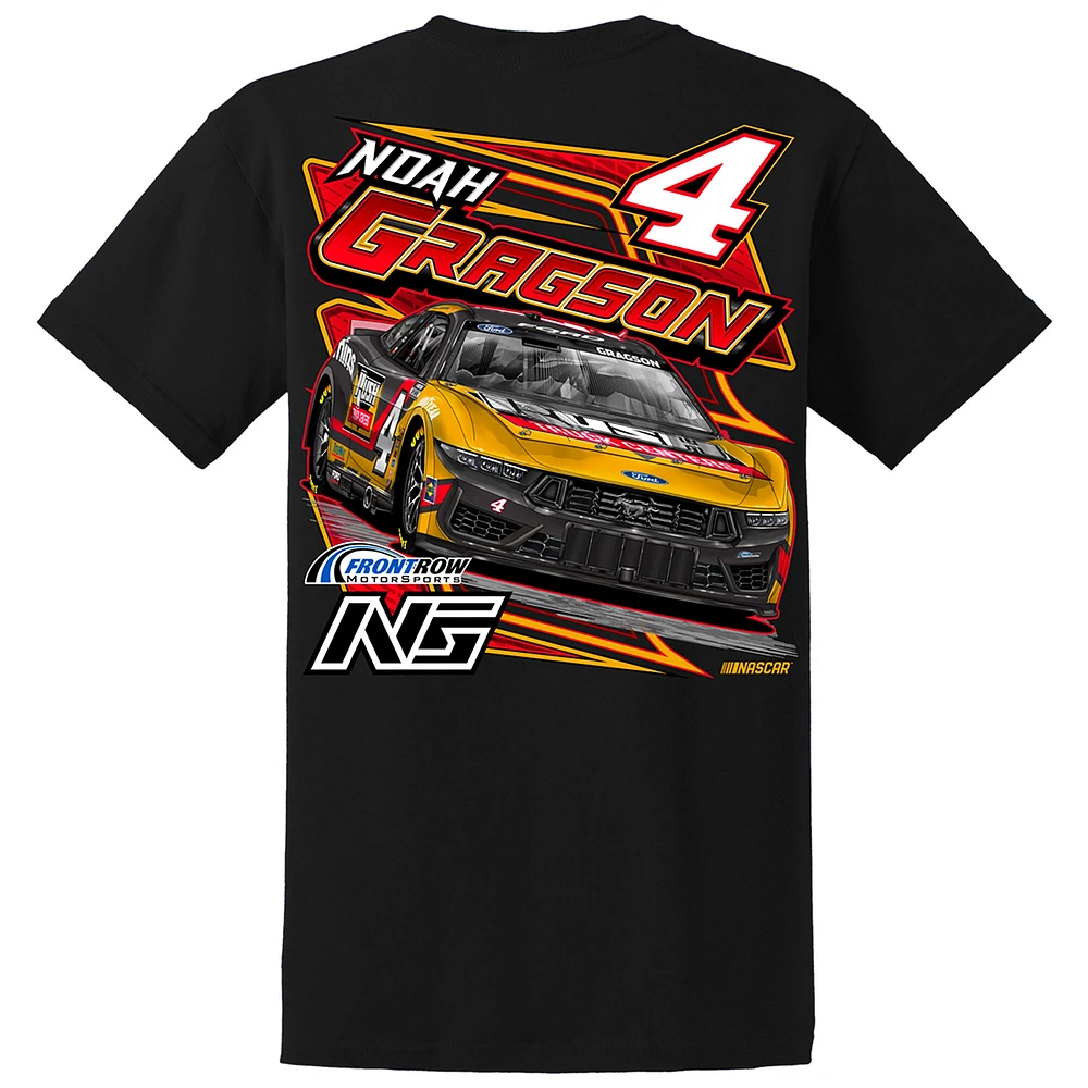 T-shirt noir pour homme avec inscription « Noah Gragson Rush Truck Centers »