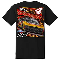 T-shirt noir pour homme avec inscription « Noah Gragson Rush Truck Centers »