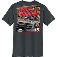 Men's Stewart-Haas Racing Team Collection  Charcoal Noah Gragson Rush Truck Centers Car T-Shirt