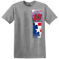 Men's Stewart-Haas Racing Team Collection  Gray Noah Gragson RWB T-Shirt