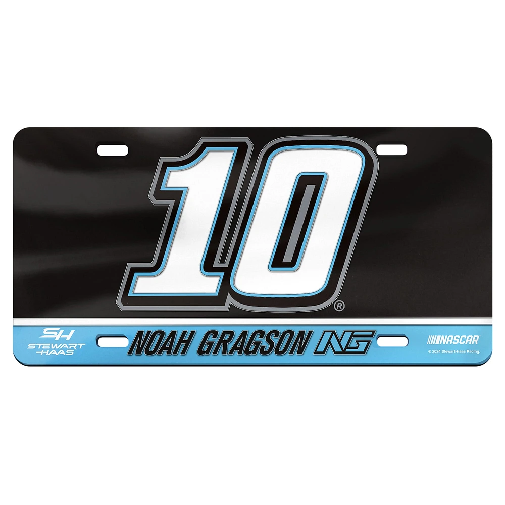 WinCraft Noah Gragson Plaque d'immatriculation en acrylique