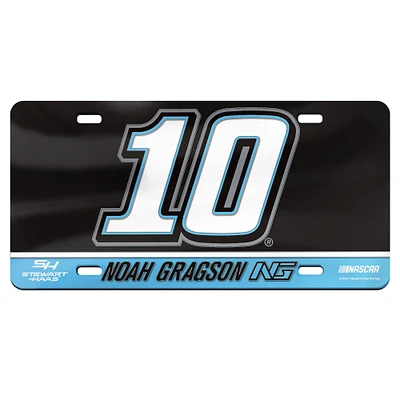 WinCraft Noah Gragson Plaque d'immatriculation en acrylique