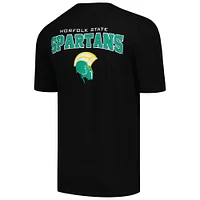 T-shirt avec applique FISLL pour hommes, noir, Norfolk State Spartans