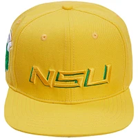 Casquette Snapback Pro Standard Gold Norfolk State Spartans NSU pour homme