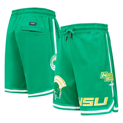 Short classique universitaire Pro Standard Norfolk State Spartans pour homme vert