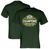 T-shirt unisexe bleu 84 vert Norfolk State Spartans, champion du tournoi de basketball masculin MEAC 2025