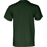 T-shirt unisexe bleu 84 vert Norfolk State Spartans, champion du tournoi de basketball masculin MEAC 2025