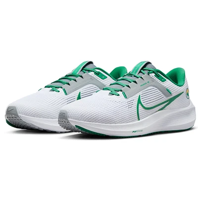 Chaussure de course unisexe Nike White Norfolk State Spartans Zoom Pegasus 40