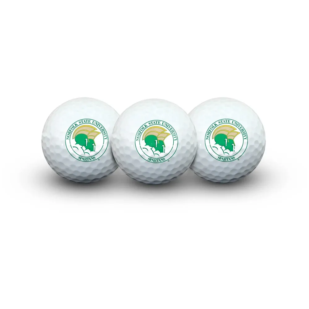 Lot de 3 balles de golf WinCraft Norfolk State Spartans