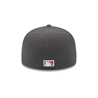 Casquette ajustée 59FIFTY grise Norfolk Tides pour homme de New Era
