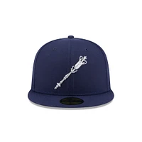 Casquette ajustée 59FIFTY bleu marine Norfolk Tides pour homme de New Era