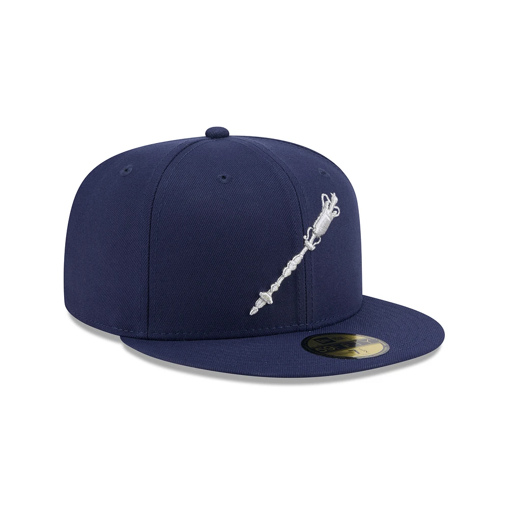 Casquette ajustée 59FIFTY bleu marine Norfolk Tides pour homme de New Era
