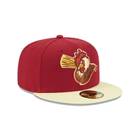 Casquette ajustée 59FIFTY rouge Norfolk Tides pour homme de New Era