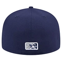 Casquette ajustée 59FIFTY New Era pour hommes, thème Norfolk Tides, bleu marine