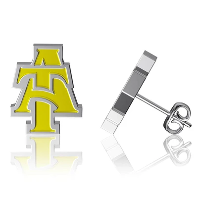 Dayna Designs Boucles d'oreilles en émail A&T Aggies de Caroline du Nord