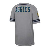 Men's Colosseum Gray North Carolina A&T Aggies Free Spirited Baseball Jersey