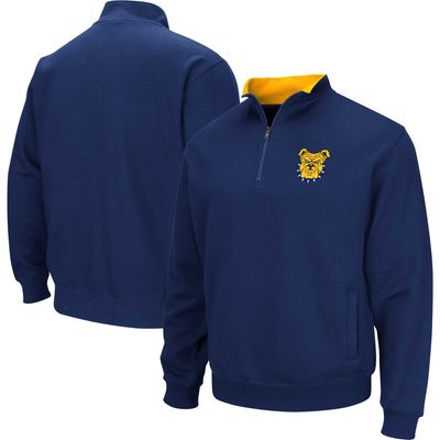 Men's Colosseum Navy North Carolina A&T Aggies Tortugas Quarter-Zip Sweatshirt