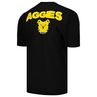 T-shirt noir FISLL A&T Aggies de Caroline du Nord pour hommes